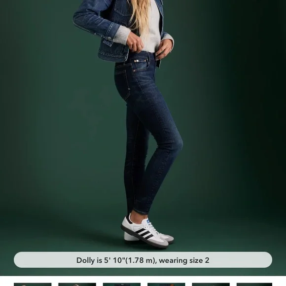 AE77 Premium Low-Rise Jeggings NWT - Size 14 - Picture 1 of 9